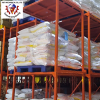 Fabricante de paletas de plástico grandes de HDPE industriales de alta resistencia apilables con refuerzo de acero estantes de paletas de madera