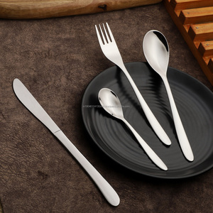 ชุดช้อนส้อม/มีดสเตนเลสเกรด202/304 PVD Sunflower ช้อนส้อมและมีด - Product Image 6