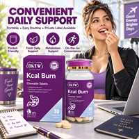 OKTW FastSlim Contrôle de l'appétit, satiété, perte de poids, brûleur de graisse, comprimés à mâcher minceur en stock, échantillons gratuits disponibles