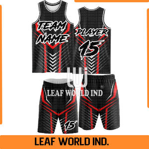 Uniforme de basket-ball de sublimation personnalisé 100% polyester fait uniforme de basket-ball professionnel - Product Image 2