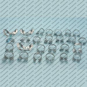 Professionnel 50 pièces manuel dentaire en caoutchouc barrage pinces en acier inoxydable ergonomique supérieur inférieur prémolaire dents antérieures endodontique - Product Image 4