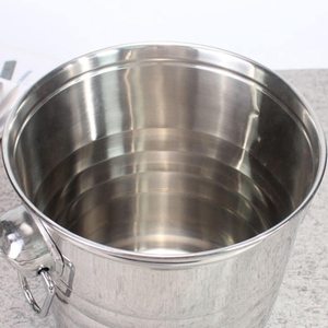 Huge Demand Sale Custom Stock Round Metal <b>Beer</b> Ice <b>Bucket</b> With Bottle Opener for 6 Bottles of <b>Beer</b> Champagne Wine Chiller <b>Bucket</b> - Product Image 6