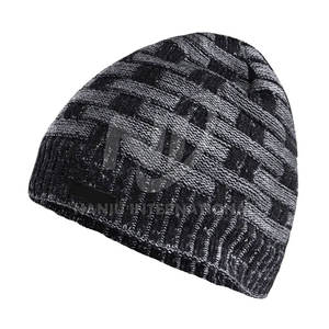 Meilleure vente 100% coton laine Jacquard Beanie Hats-Winter Wear personnalisable Quick Dry respirant de haute qualité Made Pakistan - Product Image 3