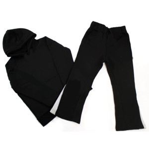 Survêtements de haute qualité en gros, personnalisés avec logo, en deux pièces, unis, pour hommes, fabriqués en usine pour l'hiver - Product Image 2