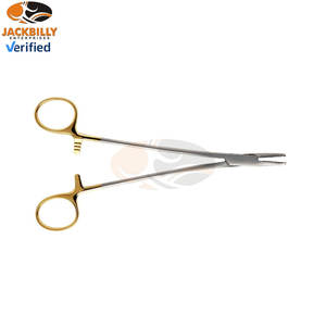 Porte-aiguilles incurvé pour suture, grand instrument chirurgical dentaire, 21 cm, mini Ryder Crile Wood Cooley Olsen Kelly Forceps, ensemble d'instruments en acier inoxydable - Product Image 3