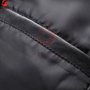 Nouvelle veste en cuir d'hiver élégante pour homme, entièrement personnalisée avec une fermeture éclair avant en peau de mouton 100% originale, imperméable et coupe-vent - Product Image 4