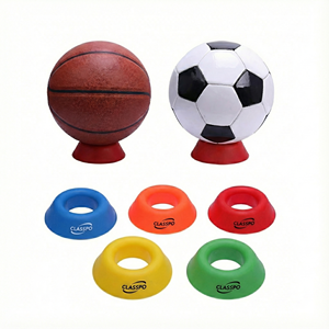 Expositor de Balones de Fútbol de PP al por Mayor de Fábrica |   Base de Soporte Reforzada con Opciones de Logotipo y Color Personalizados - Product Image 1
