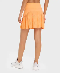 Faldas Largas Casuales de Poliéster y Elastano de Alta Calidad para Mujer, Estilo Hawaiano, Bordado, Ecológicas, Transpirables, para Tenis - Product Image 6