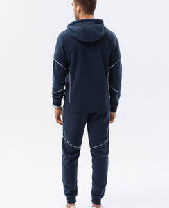 Sudadera unisex con logotipo personalizado, chándal de lana de felpa francesa para hombre, chándal informal transpirable para hombre - Product Image 3