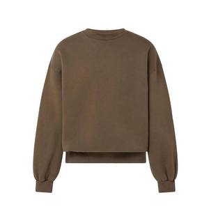 เสื้อสเวตเตอร์คอกลมมีฮู้ดสำหรับผู้ชายเสื้อสเวตเชิ้ตแบบโอเวอร์ไซส์ผ้าคอตตอนออกแบบโลโก้ได้ตามต้องการ - Product Image 1