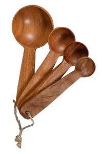 Tazas y cucharas medidoras de madera de diseño elegante de alta calidad para café, té, hornear, uso doméstico, herramientas de cocina de calidad al por mayor - Product Image 6