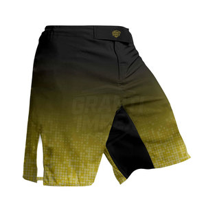 Pantalones Cortos de MMA para Hombre, Nuevo Estilo, Color Personalizado, Logotipo Frontal, 100% Poliéster, Ligeros y Transpirables, para Entrenamiento de Artes Marciales - Product Image 4