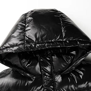 แจ็กเก็ตปลาปักเป้าฤดูหนาวแบบบางพอดีกับคอตั้งผ้าสะท้อนแสงสีรุ้งแบบกำหนดเอง - Product Image 5