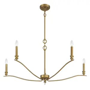 Lustre design personnalisé en or très vendu lustre en métal d'aspect moderne pendentif de décoration de chambre classique de luxe très vendu - Product Image 1