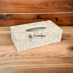 Caja de Pañuelos Decorativa Premium con Diseño Floral Grabado, Múltiples Formas para Hogares Modernos - Product Image 5