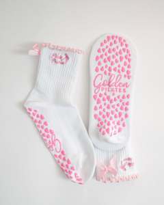 Calcetines personalizados invierno Pilates agarre personalizado algodón Logo Yoga calcetines fabricante proveedor para mujeres calcetines deportivos de alta calidad - Product Image 4