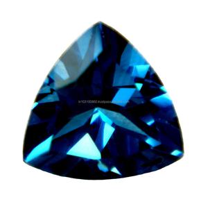 พลอยสีน้ำเงินจากสวิสแท้ขนาดปรับเทียบขนาดได้ถึงล้านล้านชิ้นตัดเหลี่ยมเพชรพลอยมีค่าบำบัดอัญมณีราคาต่อกะรัต - Product Image 3