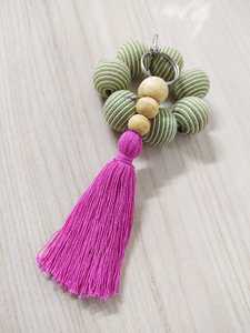 Acrylic & Wooden Bead <b>Bag</b> <b>Tassel</b> Indian Supplier and Manufacturer of Refratex India - Product Image 2
