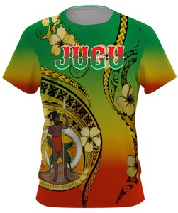 ผ้าถักโพลีเอสเตอร์100% ทรงหลวมแขนสั้นของผู้ชายแนวสปอร์ตพิมพ์ลายคริสต์มาสเป็นมิตรต่อสิ่งแวดล้อม - Product Image 1