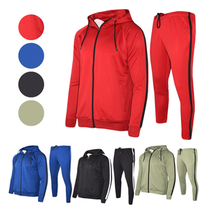 Conjuntos Deportivos Unisex con Cremallera Flexwear a la Moda y Personalizados |   Ropa Deportiva de Secado Rápido de Felpa Francesa con Spandex/Algodón para Otoño |   Fabricante OEM/ODM - Product Image 1