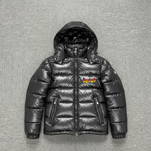 Veste bomber décontractée personnalisable sur mesure en gros pour hommes, épaisse, chaude, à capuche, fermeture éclair, imperméable, respirante - Product Image 1