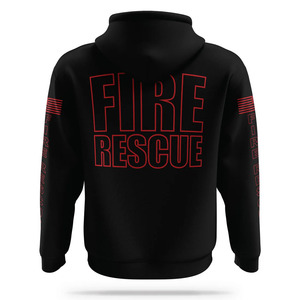 Vente chaude Performance Sweat à capuche de sauvetage incendie pour hommes Logo brodé personnalisé Sweat-shirt surdimensionné pour l'hiver Prix raisonnable - Product Image 2