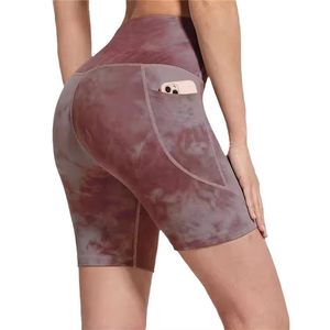 Customized Plus Size Booty <b>Shorts</b> for <b>Men</b> Breathable Material with Logo Pocket <b>Compression</b> Fitness <b>Shorts</b> with Print Pattern - Product Image 1