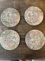 Sous-verres en marbre à découpage floral, sous-verres ronds en pierre, décoration artisanale pour la maison