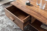 Table basse en bois de Sesham de style japonais pour salon, salle à manger et meubles de chambre à coucher pour le bureau et la maison