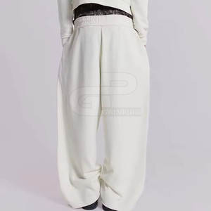 Straight Fit <b>Oversized</b> <b>Jogger</b> Pants For Men Soft Fabric Casual And Gym Wear Multiple Colors Men <b>Joggers</b> - Product Image 2