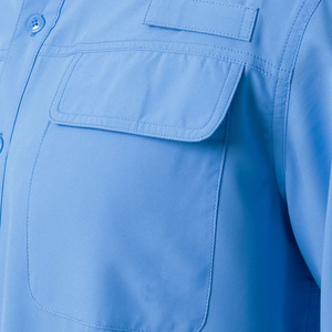 <b>Men's</b> Short Sleeve Button-Down Fishing Shirt: the Ultimate Outdoor Top for Comfort and Style - Product Image 6