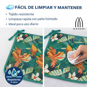Cojín para Silla Repelente al Agua de 40x40x2 cm para Uso en Interiores y Exteriores, Fácil de Limpiar con Correas de Sujeción - Product Image 4