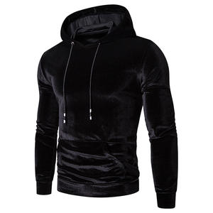 Sweat à capuche personnalisé en velours de première qualité en coton biologique pour femmes Sweat-shirt à capuche long pour hommes avec marque privée Sweat-shirt à capuche unisexe avec logo personnalisé Polo Jacket puffer - Product Image 6