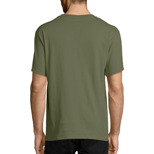 เสื้อยืดผู้ชายผ้าฝ้าย100% แท้ระบายอากาศได้ดีและใส่สบายแขนสั้นขนาดสูงสุด6XL สำหรับผู้ชายใหญ่ - Product Image 2