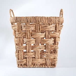 Contenedores de almacenamiento sostenibles, cestas de jacinto de agua natural para organizador de habitación, cesta biodegradable - Product Image 2