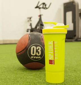 Botella Mezcladora con Compartimento de Almacenamiento de 700 ml, Botella Mezcladora de Proteínas de Plástico con Logotipo Personalizado, 3 Capas, Colorida, Portátil, para Batidos de Proteínas - Product Image 4