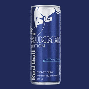 Boissons énergisantes à la myrtille saines en gros, 8,4 fl oz, boissons gazeuses en 24 canettes (6 paquets de 4) pour Red Bull Blue Edition - Product Image 1