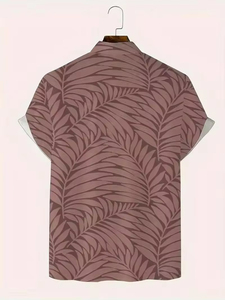 เสื้อเชิ้ตแขนสั้นฮาวายพิมพ์ลายสำหรับผู้ชายเสื้อผ้าแนวสตรีท - Product Image 4