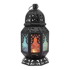 wholesale supplier Metal Lanterns Brass Finished Candle Holder with Glass Custommade for You - Product Image 3