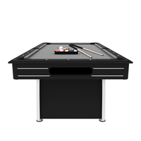 Club comercial barato pizarra Brunswick estilo americano mesa de billar 7 pies