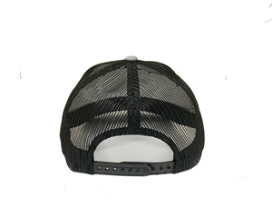 Chapeau de sport respirant en maille gris chiné avec logo personnalisable en gros, de haute qualité et style classique pour adultes, fabriqué au Vietnam - Product Image 6