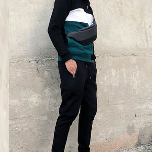 Chándal de lana tecnológica de gran tamaño para hombre, sudadera con cremallera, pantalones de chándal, traje de jogging, ropa deportiva, traje de entrenamiento de gimnasio - Product Image 5