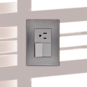 Presa Installabile, MXIOI-006, 10 Pezzi, Presa/Interruttore, 125-250VAC, 10/15A, 50/60Hz, Argento, Acciaio Inossidabile/PC. - Product Image 5
