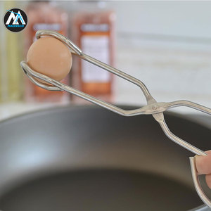 Ensemble de pinces à ciseaux de cuisine en acier inoxydable robustes 2 pièces (10/13 pouces) pour cuisiner griller servir le barbecue - Product Image 4