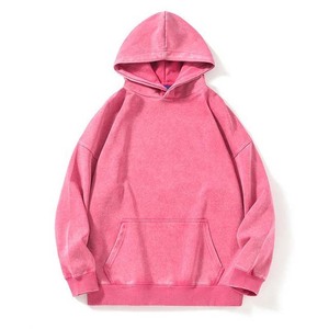 Meilleure vente en gros de vêtements légers pour hommes Sweatshirts à capuche OEM Custom Made Top Quality Cotton Acid Wash sweat à capuche pour hommes - Product Image 5