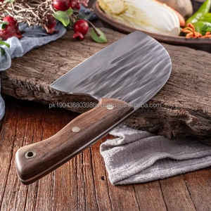 Cuchillo de carnicero de cocina de acero de Damasco, respetuoso con el medio ambiente, mango de palisandro, artesanía de acero de 8 pulgadas, fábrica internacional de CK-001 - Product Image 5