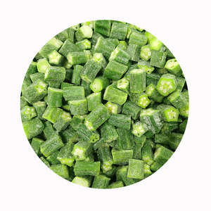 Okra congelada IQF de grado premium entera y cortada de Vietnam con el mejor precio - Product Image 1