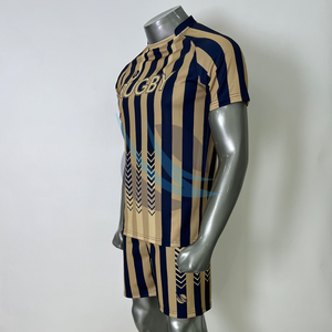 Ensemble de maillot et short de rugby pour hommes, design professionnel, nouveau style personnalisé, sublimation intégrale, polyester, uniforme de rugby sportif - Product Image 2