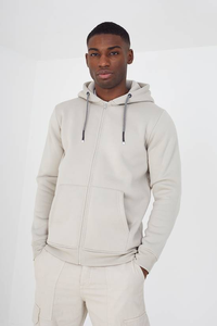 Chaqueta con Capucha de Invierno con Logotipo Personalizado Bordado e Impreso, Chaqueta de Manga Larga para Hombre, Color Sólido, 100% Algodón, Resistente al Viento, Ecológica - Product Image 4