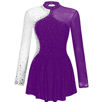 Robe de danse de scène confortable pour femme adulte, en Spandex respirant, imprimée par transfert thermique, faible MOQ, en stock, détection par aiguille, livraison en 7 jours